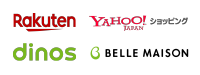 Rakuten、YAHOO!ショッピング、dinos、BELLE MAISON