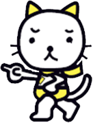 黄色い猫イラスト