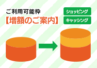 ご利用可能枠増額のご案内